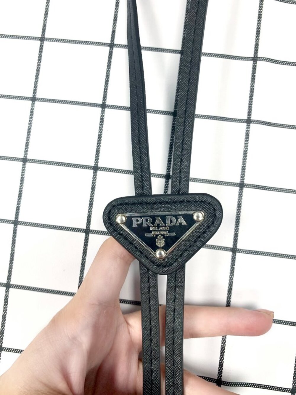 PRADA Black Unisex Bolo Tie🖤 - Picture 6 of 8